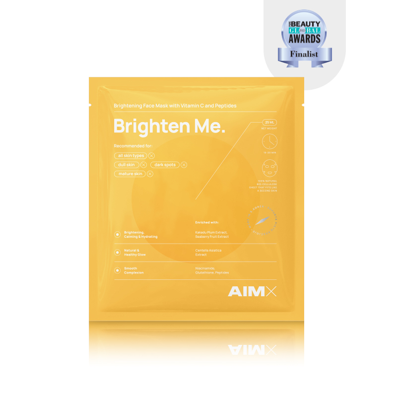 SHEET MASK WITH VITAMIN C "Brighten Me" AIMX SHEET MASK WITH VITAMIN C "Brighten Me" AIMX