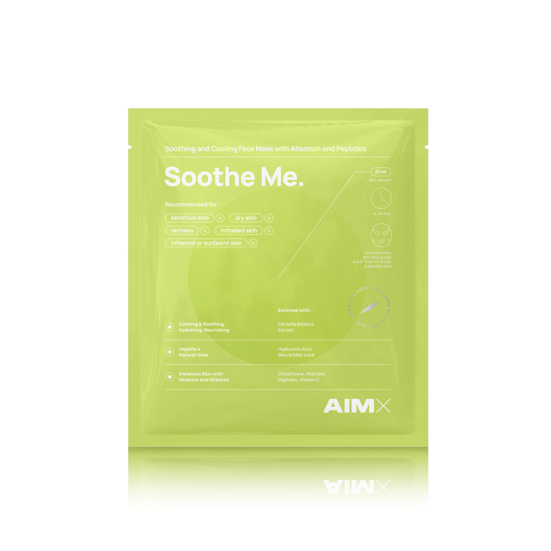 SOOTHING SHEET MASK WITH PEPTIDES "Soothe Me" AIMX SOOTHING SHEET MASK WITH PEPTIDES "Soothe Me" AIMX