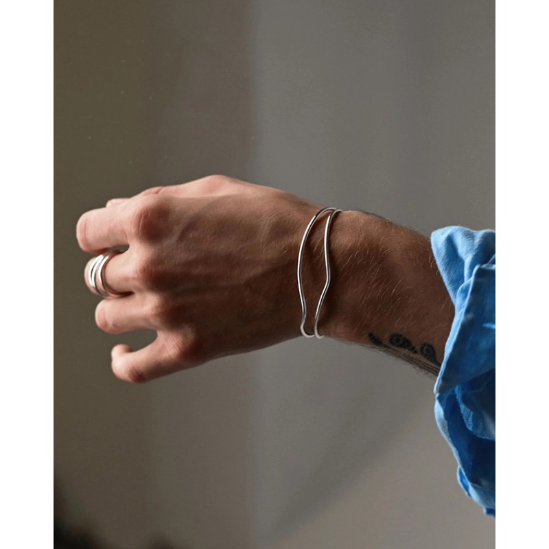 No More WAVE BRACELET SILVER