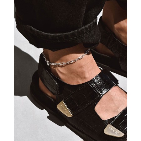 No More PAPER CLIP ANKLET SILVER