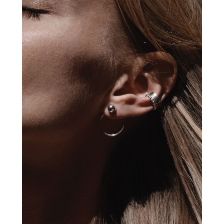 No More CHORD EARRINGS SILVER