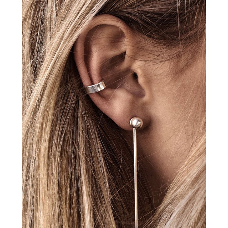 No More FLAT EAR CUFF SILVER