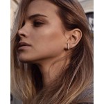 No More DOUBLE PIPE EARRINGS SILVER No More DOUBLE PIPE EARRINGS SILVER