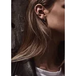 No More DOUBLE PIPE EARRINGS SILVER No More DOUBLE PIPE EARRINGS SILVER