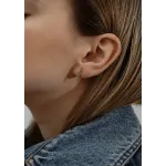 No More DOUBLE PIPE EARRINGS SILVER No More DOUBLE PIPE EARRINGS SILVER