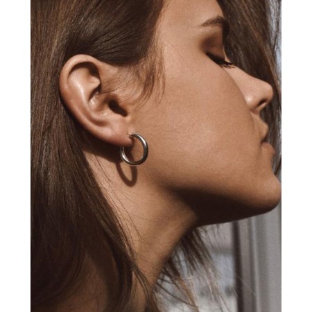 No More ELLA HOOPS SILVER