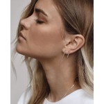 No More FRENCH COUPLE EARRINGS SILVER