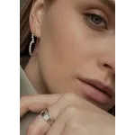No More BOLD HEART HOOPS SILVER No More BOLD HEART HOOPS SILVER