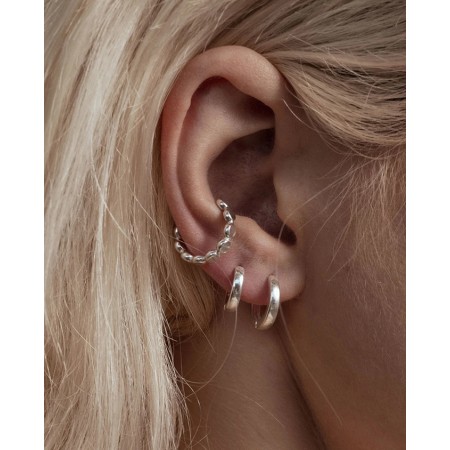 No More MINI HOOPS SILVER