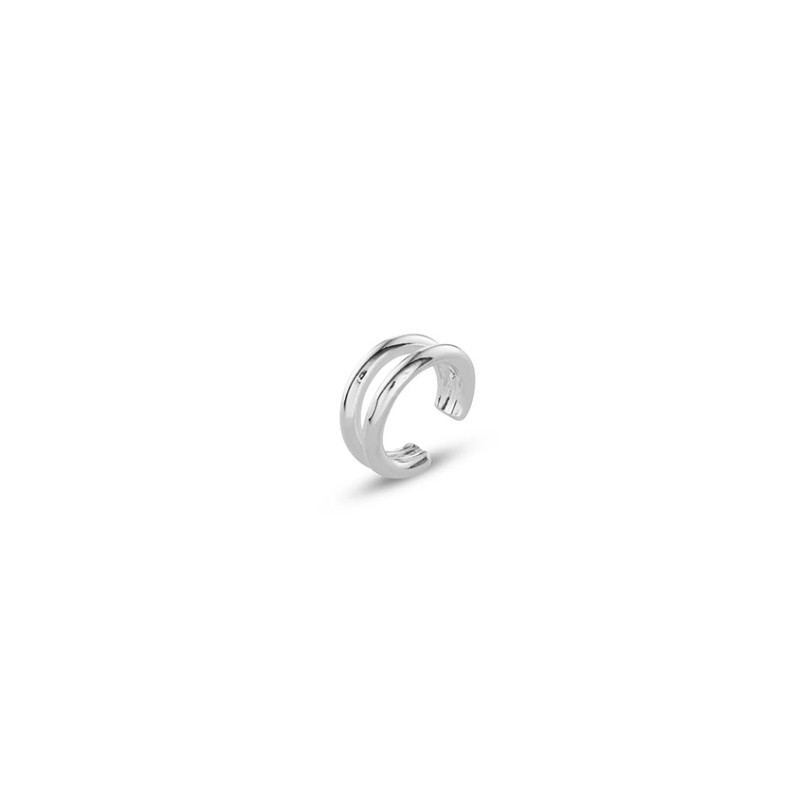 No More MINI RIPPLES EAR CUFF SILVER