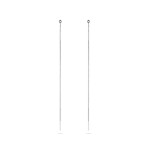 No More PIN UP THREADER CHAIN EARRINGS SILVER