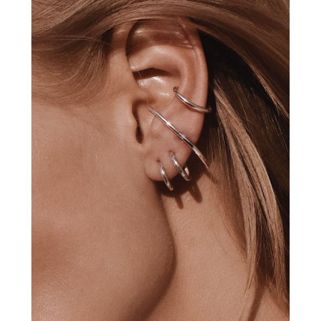 No More RADIUS EARRINGS SILVER