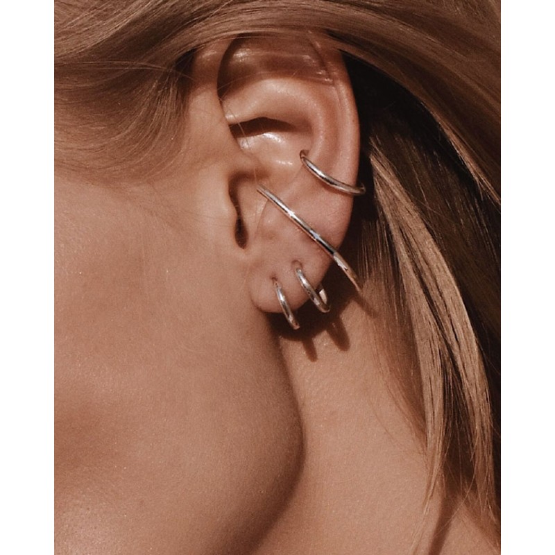 No More RADIUS EARRINGS SILVER