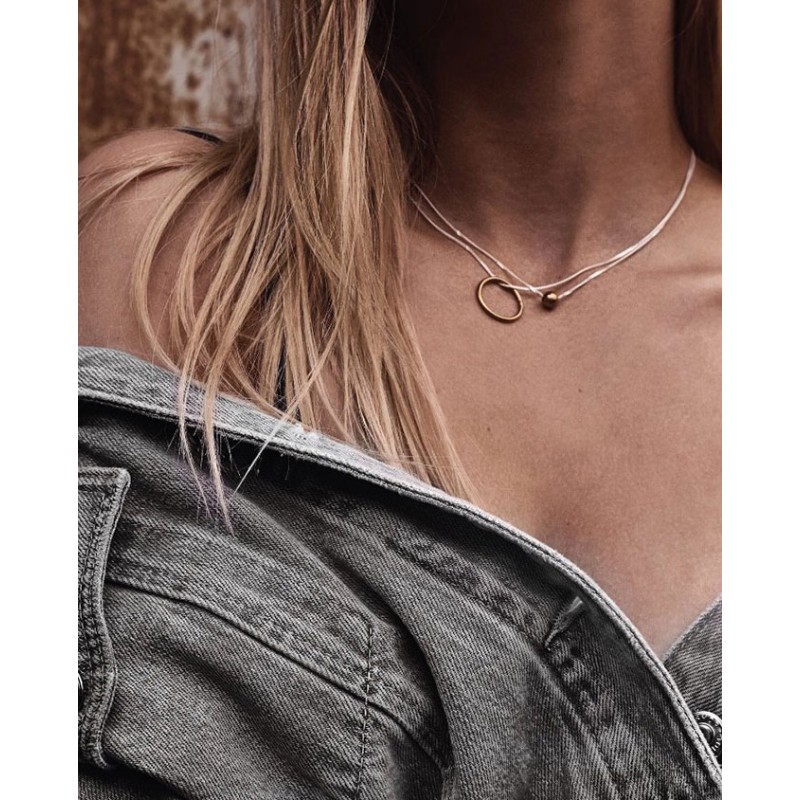 No More BUBBLE NECKLACE GOLD No More BUBBLE NECKLACE GOLD