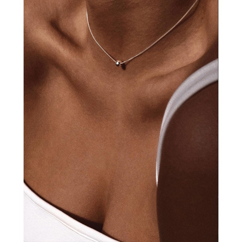 No More BUBBLE NECKLACE SILVER