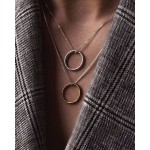 No More CIRCLE NECKLACE SILVER No More CIRCLE NECKLACE SILVER
