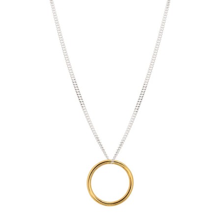 No More CIRCLE NECKLACE GOLD