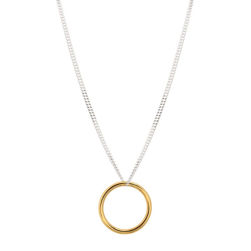 No More CIRCLE NECKLACE GOLD No More CIRCLE NECKLACE GOLD