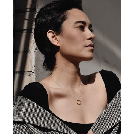 No More CIRCLE NECKLACE GOLD