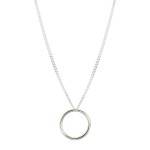 No More CIRCLE NECKLACE SILVER No More CIRCLE NECKLACE SILVER