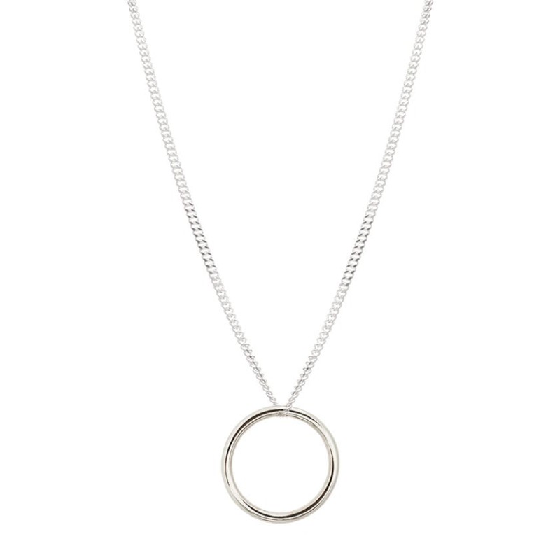 No More CIRCLE NECKLACE SILVER No More CIRCLE NECKLACE SILVER