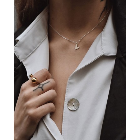 No More LOVE NECKLACE SILVER