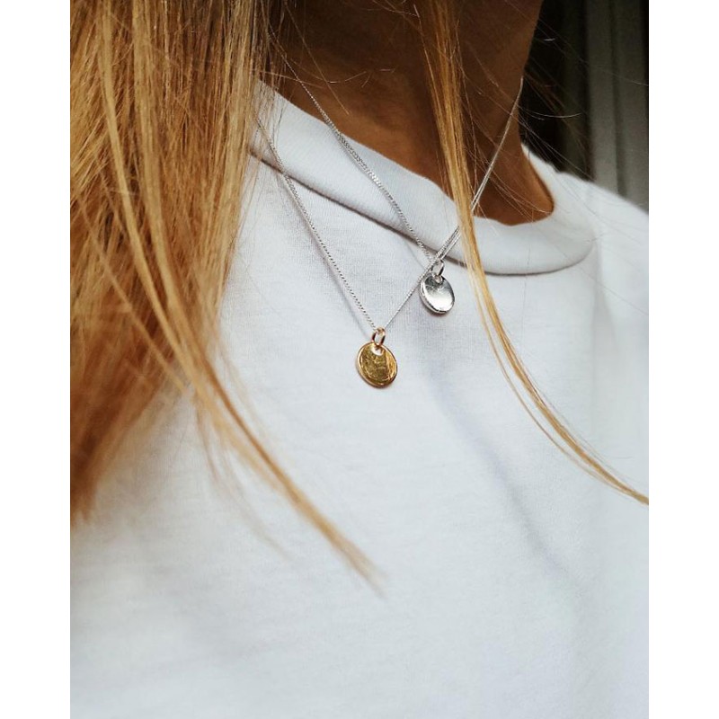 No More PLATE NECKLACE SILVER No More PLATE NECKLACE SILVER