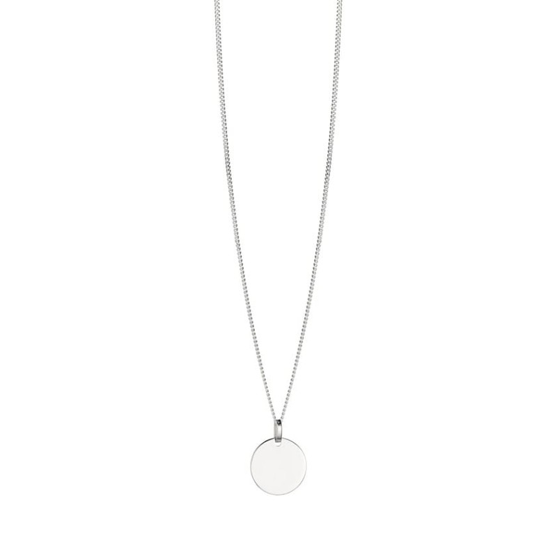 No More PLATE NECKLACE SILVER No More PLATE NECKLACE SILVER