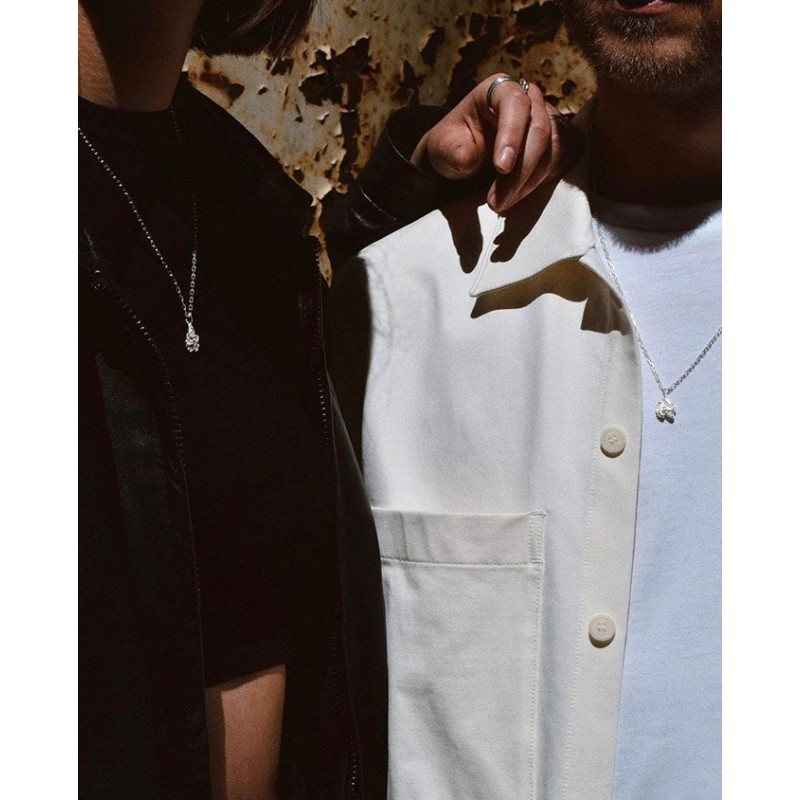 No More RAW NECKLACE SILVER