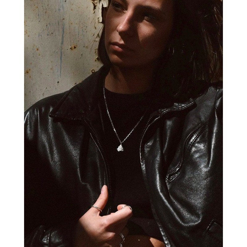 No More RAW NECKLACE SILVER