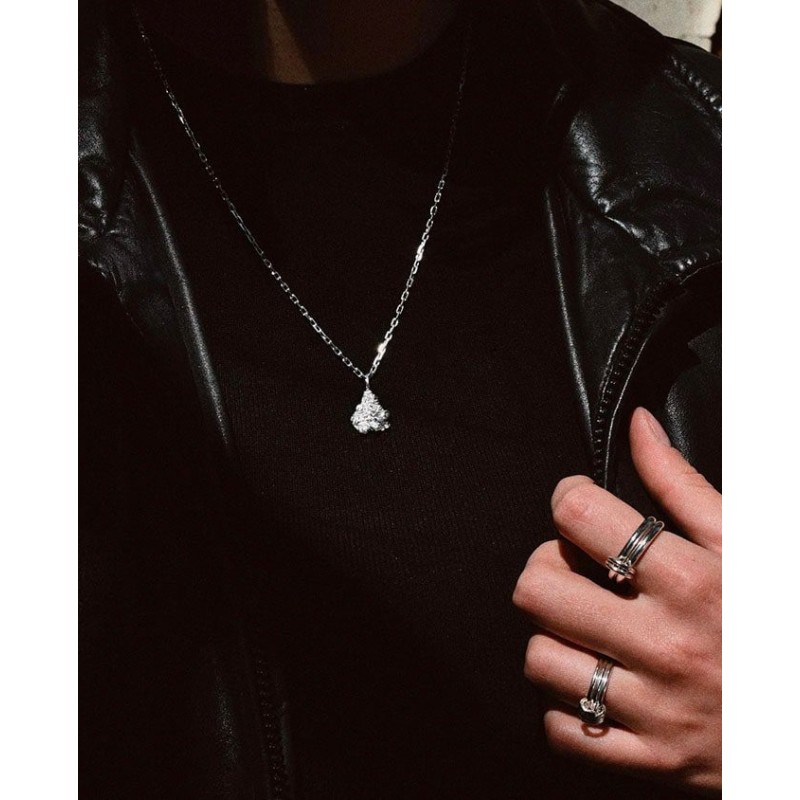 No More RAW NECKLACE SILVER