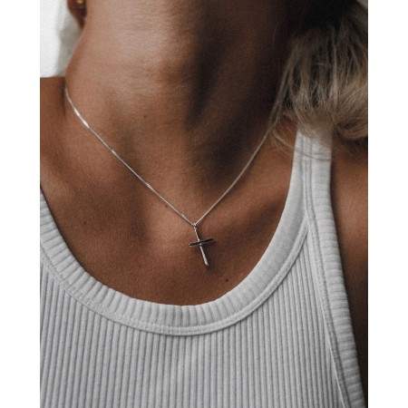 No More SAINT NECKLACE SILVER