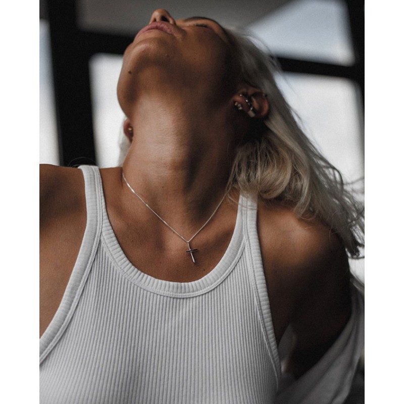 No More SAINT NECKLACE SILVER