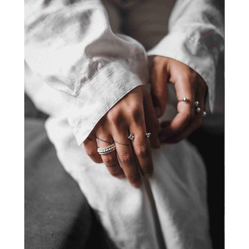 No More BOLD CHAMPAGNE RING SILVER