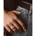 No More BOLD CHAMPAGNE RING SILVER