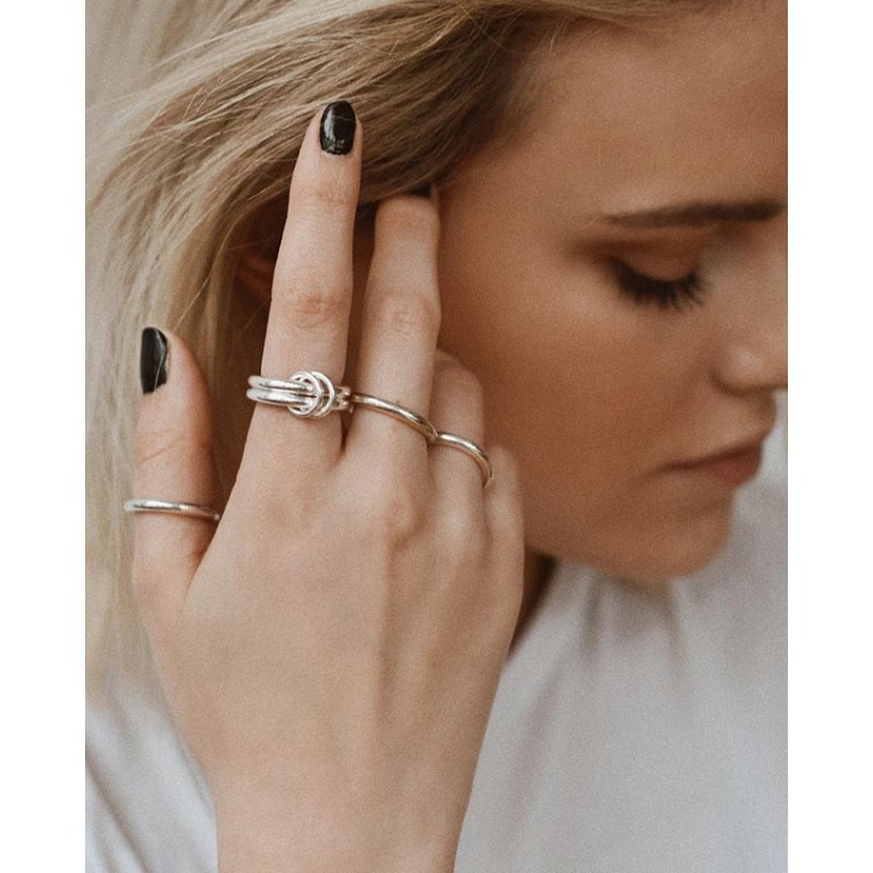 No More BOLD PLAIN RING SILVER