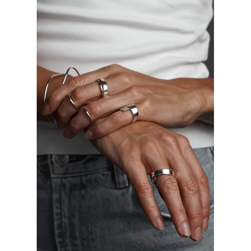 No More PLAIN RING SILVER