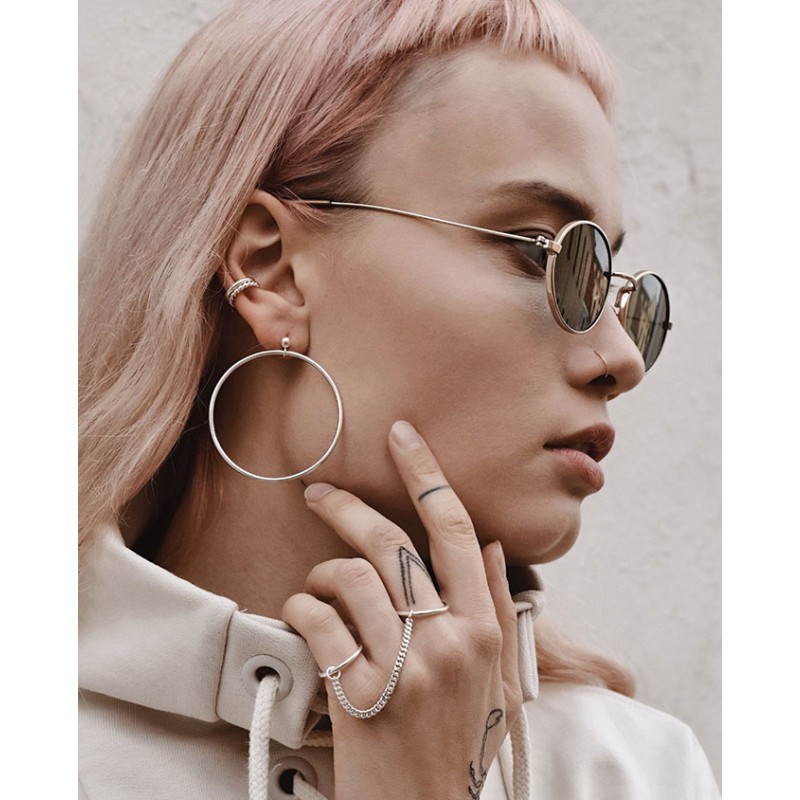 No More CHAINED RINGS SILVER