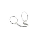 No More CHAINED RINGS SILVER