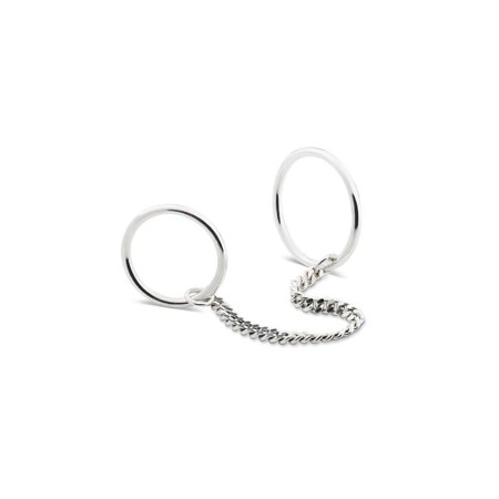 No More CHAINED RINGS SILVER