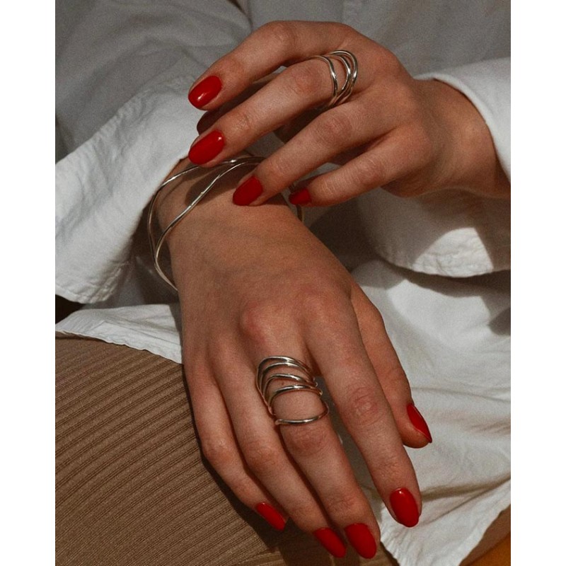 No More REEF BREAK WAVE RING SILVER