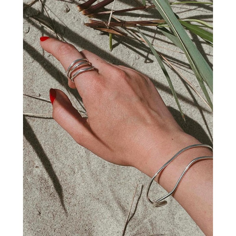 No More REEF BREAK WAVE RING SILVER