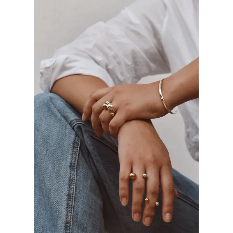 No More BIG BOMB MULTISIZE RING GOLD AND SILVER No More BIG BOMB MULTISIZE RING GOLD AND SILVER