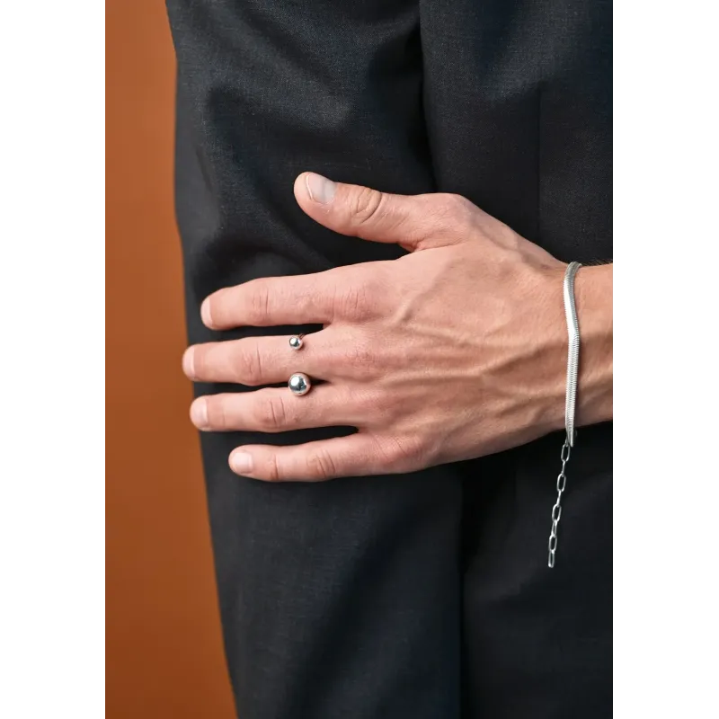 No More BIG BOMB MULTISIZE RING SILVER No More BIG BOMB MULTISIZE RING SILVER