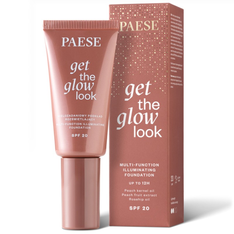 PAESE GET THE GLOW LOOK MULTI-TASKING ILLUMINATING FOUNDATION 1N LIGHT BEIGE PAESE GET THE GLOW LOOK MULTI-TASKING ILLUMINATING FOUNDATION 1N LIGHT BEIGE