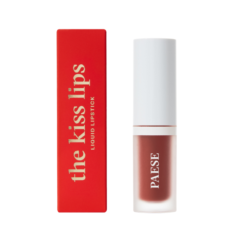 PAESE THE KISS LIPS LIQUID LIPSTICK 04 RUSTY RED PAESE THE KISS LIPS LIQUID LIPSTICK 04 RUSTY RED