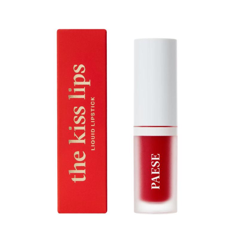 PAESE THE KISS LIPS LIQUID LIPSTICK 06 CLASSIC RED PAESE THE KISS LIPS LIQUID LIPSTICK 06 CLASSIC RED