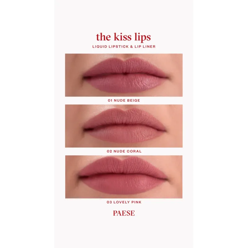 PAESE THE KISS LIPS LIQUID LIPSTICK