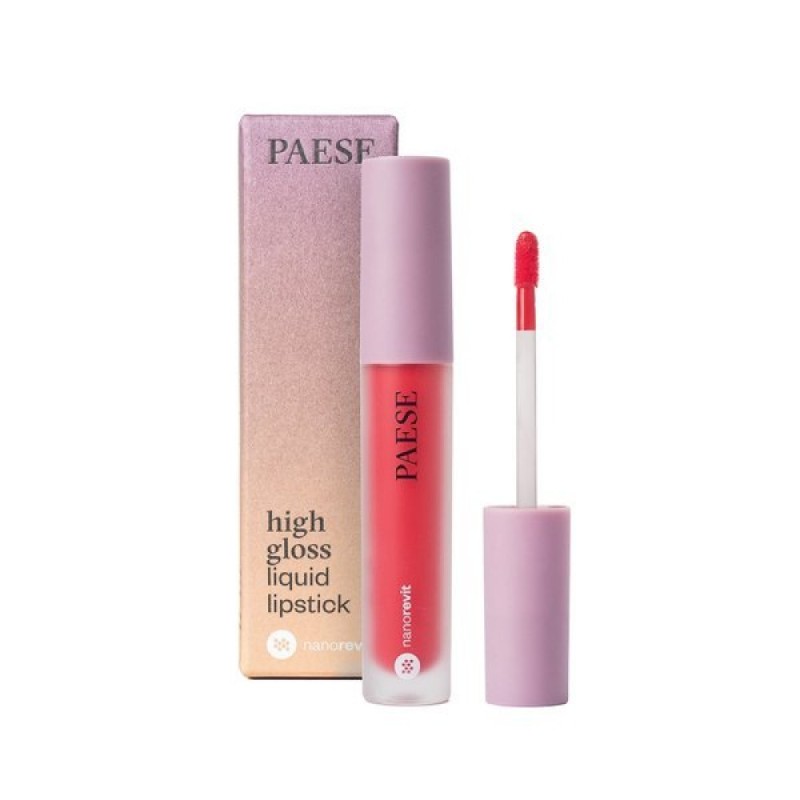 PAESE NANOREVIT HIGH GLOSS LIQUID LIPSTICK 53 SPICY RED PAESE NANOREVIT HIGH GLOSS LIQUID LIPSTICK 53 SPICY RED