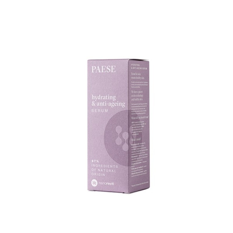 PAESE NANOREVIT HYDRATING & ANTI-AGEING SERUM 30 ML PAESE NANOREVIT HYDRATING & ANTI-AGEING SERUM 30 ML